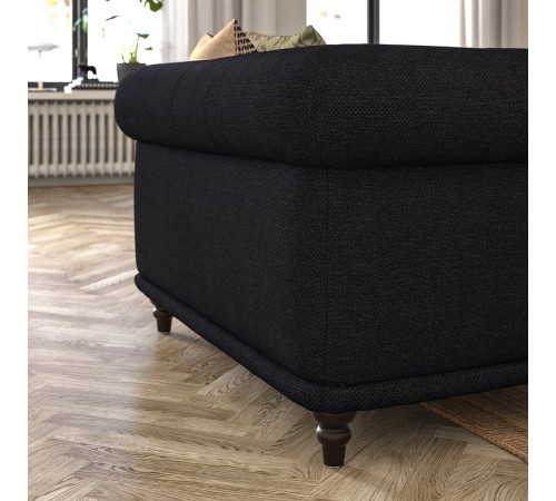 Fotel 1,5 osobowy, Lejde antracyt/brązowy VISKAFORS 994.432.92