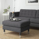 Podnóżek, Gunnared ciemnoszar/metal LANDSKRONA 492.697.37