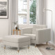 Podnóżek, Gunnared beżowy/drewno LANDSKRONA 994.353.29