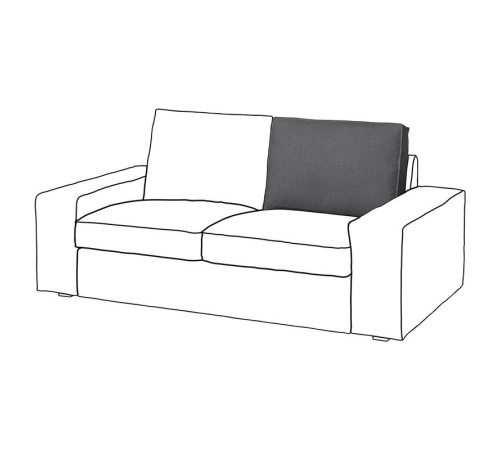 Подушка спинки внутренняя, запчасть KIVIK 604.980.25