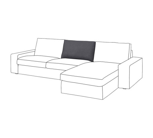 Подушка спинки внутренняя, запчасть KIVIK 904.980.24