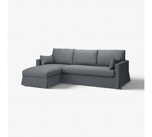 Pokrycie sofa 3o z szezl, lewe, Gransel szary HYLTARP 105.498.95