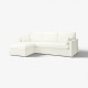 Pokrycie sofa 3o z szezl, lewe, Hallarp biały HYLTARP 405.482.67
