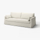 Pokrycie sofy 3 osobowej, Gransel naturalny HYLTARP 605.474.03