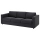 Pokrycie sofy 3 osobowej, Hillared antracyt VIMLE 194.343.00