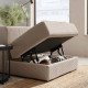 Sofa narożna modułowa, 6-osobowa, Samsala szarobeżowy JÄTTEBO 094.852.53