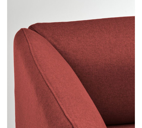 6-os sofa moduł ze stolikiem pomoc, Gunnared/brązowoczerwony drewno LILLEHEM 095.747.82