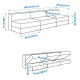 4,5 osobowa sofa modułowa, Johanneshov brązowobeżowy JÄTTEBO 096.077.25