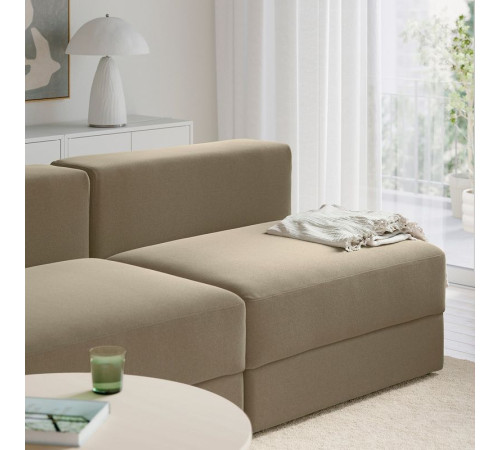 4,5 osobowa sofa modułowa, Johanneshov brązowobeżowy JÄTTEBO 096.077.25