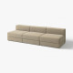 4,5 osobowa sofa modułowa, Johanneshov brązowobeżowy JÄTTEBO 096.077.25