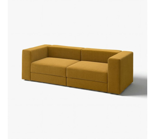 Sofa modułowa, 3-osobowa, Samsala żółtobrązowy JÄTTEBO 096.083.29
