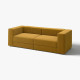 Sofa modułowa, 3-osobowa, Samsala żółtobrązowy JÄTTEBO 096.083.29