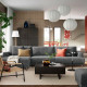 4,5 osobowa sofa modułowa, z szezlongiem, lewy/Samsala granatowy UPPÅKRA 096.130.43