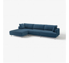 4,5 osobowa sofa modułowa, z szezlongiem, lewy/Samsala granatowy UPPÅKRA 096.130.43