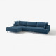4,5 osobowa sofa modułowa, z szezlongiem, lewy/Samsala granatowy UPPÅKRA 096.130.43