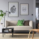 Sofa modułowa, 2-osobowa, Vissle/beżowy metal LILLEHEM 194.712.79