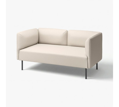Sofa modułowa, 2-osobowa, Vissle/beżowy metal LILLEHEM 194.712.79