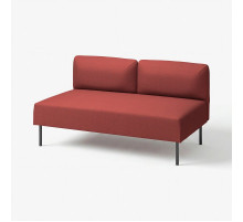 Moduł 2-osobowy, Gunnared/brązowoczerwony metal LILLEHEM 195.359.93