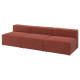 4,5 osobowa sofa modułowa, Samsala brązowoczerwony JÄTTEBO 196.077.20