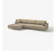 4,5 osobowa sofa modułowa, z szezlongiem, lewy/Johanneshov brązowobeżowy UPPÅKRA 196.126.89