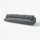 4,5 osobowa sofa modułowa, Johanneshov ciemnoszary UPPÅKRA 196.130.28