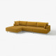 4,5 osobowa sofa modułowa, z szezlongiem, lewy/Samsala żółtobrązowy UPPÅKRA 196.130.47