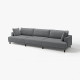 4,5 osobowa sofa modułowa, Johanneshov ciemnoszary UPPÅKRA 196.140.75