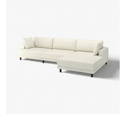 4,5 osobowa sofa modułowa, z szezlongiem, prawy/Axvall kremowy UPPÅKRA 196.141.36