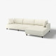 4,5 osobowa sofa modułowa, z szezlongiem, prawy/Axvall kremowy UPPÅKRA 196.141.36