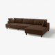 4,5 osobowa sofa modułowa, z szezlongiem, prawy/Samsala ciemnobrązowy UPPÅKRA 196.141.41