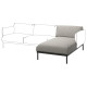 Sekcja leżanka, Lejde jasnoszary ÄPPLARYD 205.062.68