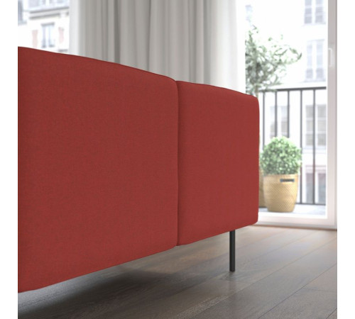 6-osobowa sofa modułowa, Gunnared/brązowoczerwony metal LILLEHEM 295.361.95