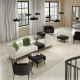 3-os sofa moduł ze stolik bocznym, Vissle beżowy/drewno LILLEHEM 295.697.51