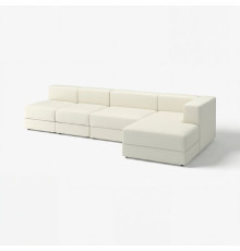 4,5-os sofa modułowa z szezlongiem, prawy/Axvall kremowy JÄTTEBO 296.077.10