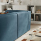 Sofa modułowa, 2-osobowa, Axvall ciemny szaroniebieski JÄTTEBO 296.082.67