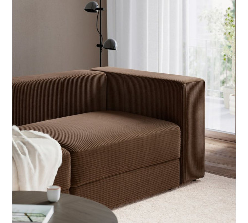 Sofa modułowa, 3-osobowa, Samsala ciemnobrązowy JÄTTEBO 296.083.28