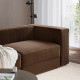 Sofa modułowa, 3-osobowa, Samsala ciemnobrązowy JÄTTEBO 296.083.28