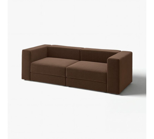 Sofa modułowa, 3-osobowa, Samsala ciemnobrązowy JÄTTEBO 296.083.28