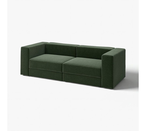 Sofa modułowa, 3-osobowa, Johanneshov ciemnozielony JÄTTEBO 296.083.33