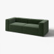 Sofa modułowa, 3-osobowa, Johanneshov ciemnozielony JÄTTEBO 296.083.33