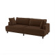 Sofa modułowa, 3-osobowa, Samsala ciemnobrązowy UPPÅKRA 296.140.51