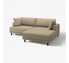 Sofa modułowa, 3-osobowa, z szezlongiem, prawy/Johanneshov brązowobeżowy UPPÅKRA 296.140.65