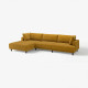 4,5 osobowa sofa modułowa, z szezlongiem, lewy/Samsala żółtobrązowy UPPÅKRA 296.140.89