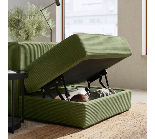 4,5 osobowa sofa modułowa, Samsala ciemny żółto-zielony JÄTTEBO 394.850.96