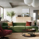 4,5 osobowa sofa modułowa, Samsala ciemny żółto-zielony JÄTTEBO 394.850.96