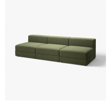 4,5 osobowa sofa modułowa, Samsala ciemny żółto-zielony JÄTTEBO 394.850.96