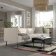 4-osobowa sofa modułowa, Vissle/beżowy metal LILLEHEM 395.360.48