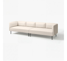 4-osobowa sofa modułowa, Vissle/beżowy metal LILLEHEM 395.360.48
