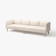 4-osobowa sofa modułowa, Vissle/beżowy drewno LILLEHEM 395.360.53