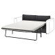 Sekcja 2-os sofa rozkładana, Djuparp ciemnoszary VIMLE 395.372.60
